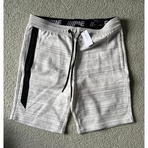 American Eagle Flex Jogger Shorts Heather White Men’s Size M